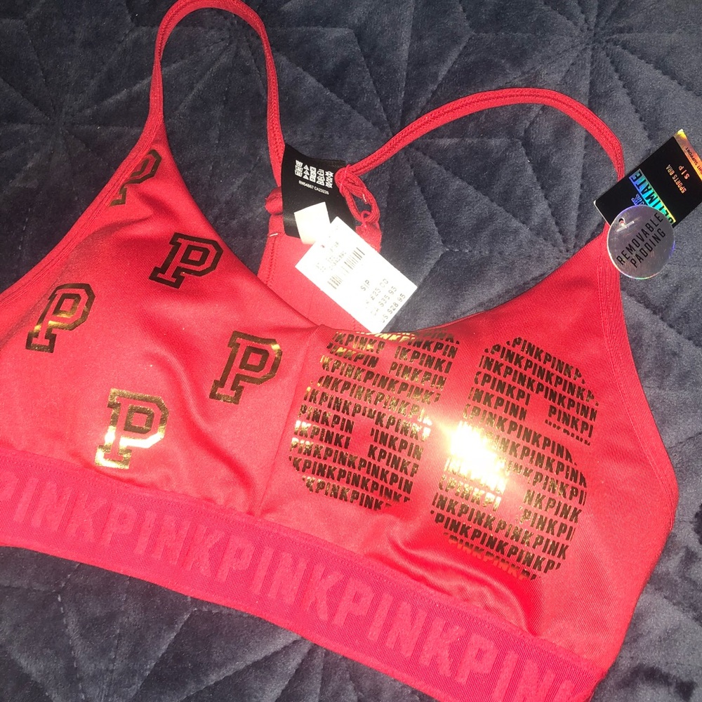 NWT PINK sports bra
